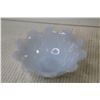 Image 2 : Light Blue Milk Glass Dish - Glass Candle Holder -