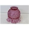Image 4 : Light Purple Ruffled Glass Vase
