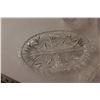 Image 2 : (4) Crystal Serving Platters or Candy Dishes