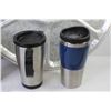 Image 2 : (2) Foil Trays - (4) Travel Mugs - Tape Dispenser