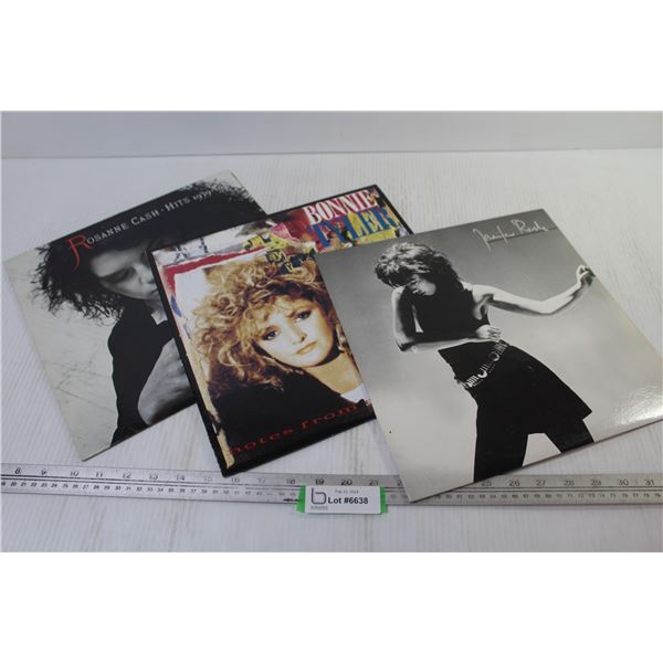 (3) Records - Jennifer Rush - Bonnie Tyler - Rosanne Cash