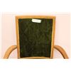 Image 2 : *Vintage Green Velvet Padded Chair