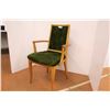 Image 7 : *Vintage Green Velvet Padded Chair