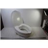 Image 1 : Plastic Toilet Seat Extension