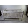 Image 1 : Vintage Wooden Doll Crib (26" x 12" x 14")
