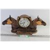 Image 1 : Vintage Double Headed Horse Clock