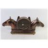 Image 5 : Vintage Double Headed Horse Clock