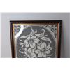 Image 3 : Framed Lace Wall Art - 18" x 22"
