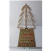 Image 1 : Christmas Card Holder and Wall Art