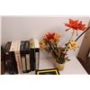 Image 2 : (7) VHS Tapes, Artificial Flowers, Misc.