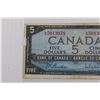 Image 2 : 1954 Canadian $5 Bill