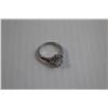 Image 2 : Sterling Silver Cubic Zirconia Ring - Size 7