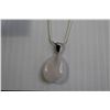 Image 2 : Quartz Pendant with Sterling Silver Chain - 28"