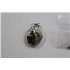 Image 4 : Dendritic Opal Pendant with Sterling Silver Chain - 20"