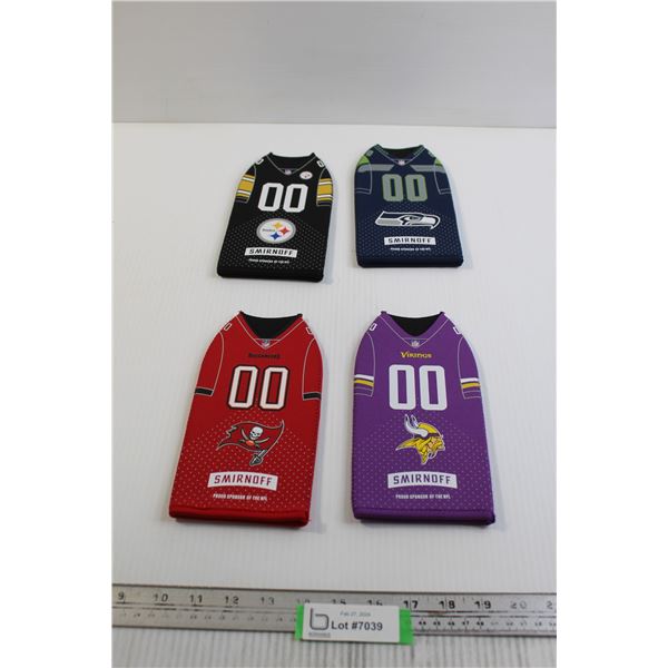(4) NFL Beer Holders