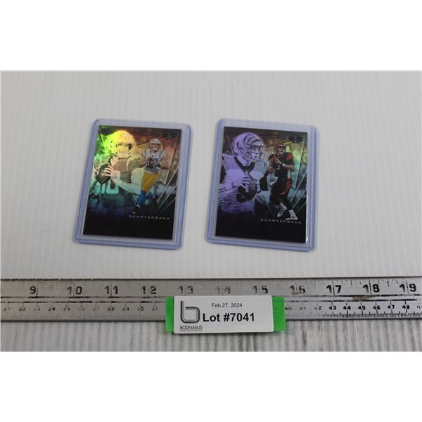 Illusions Joe Burrow and Justin Herbert Rookies