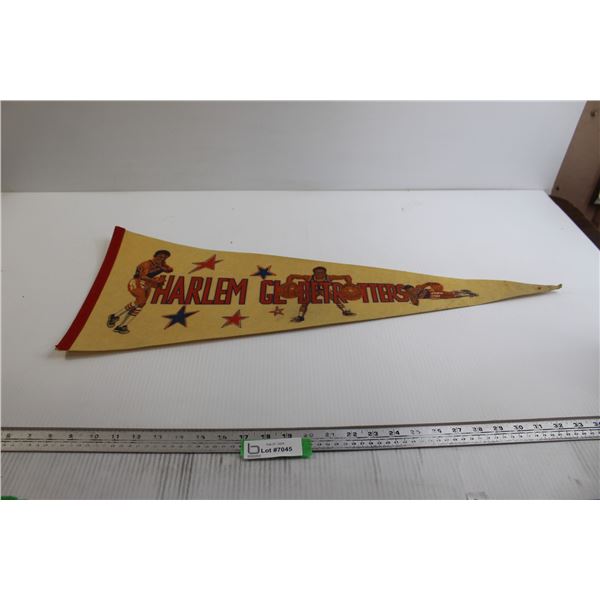 1982 Harlem Globetrotters Pennant - 30" x 12"