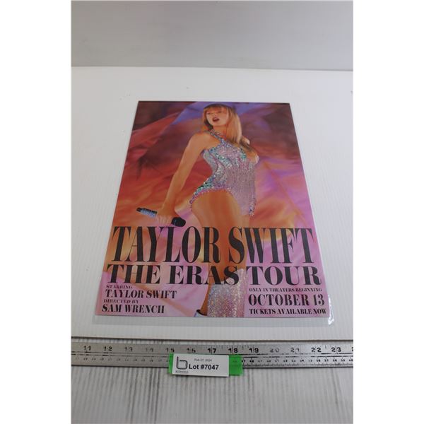 Taylor Swift Concert Poster - 12" x 17 3/4"