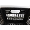 Image 3 : Black Plastic Milk Crate