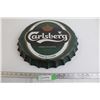 Image 1 : Carlsberg Bottle Cap Decoration - 16 1/2"