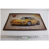 Image 1 : Porsche 911 Tin Sign - 23 1/2" x 15 1/2", Some Scratches