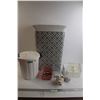 Image 1 : *(2) Piggy Banks, Hamper, Mini Garbage Bin, Misc.