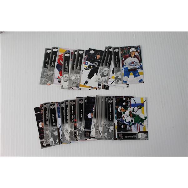 Box of Upper Deck 2021-22 NHL Trading Cards