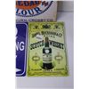 Image 2 : (3) Tin Signs - Whiskey, Flour