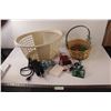 Image 1 : Laundry Basket, Rock Candy XBOX Controller (Corded), Wicker Basket, XBOX 360 Power Cable , Bicycle T