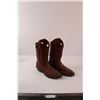 Image 1 : Western Boots (size 9), Full Grain Leather Vibram sole - Made in Canada