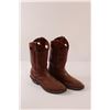 Image 2 : Western Boots (size 9), Full Grain Leather Vibram sole - Made in Canada