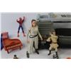 Image 4 : Star Wars Figures - Star Wars Laser Vehicle - Misc. Small Toys - Spiderman