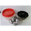 Image 5 : Batter Pro Plastic Strainer - Metal Strainer - Bundt Pan