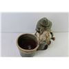 Image 2 : Ceramic Pottery Plant Pot Gnome (NIB)