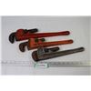 Image 1 : (3) Pipe Wrenches (18" - 14" - 14")