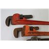 Image 2 : (3) Pipe Wrenches (18" - 14" - 14")