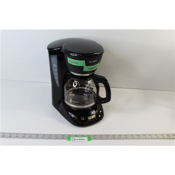 Mr. Coffee Coffeemaker - Tested Works