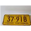 Image 2 : Pair of Saskatchewan 1967 Centennial License Plates