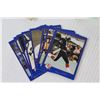 Image 2 : 100+ Assorted Hockey & Football Cards, Deck of Cards in Plastic Container