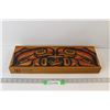 Image 1 : Indigenous Art Wood 19" Sliding Lid Container