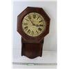 Image 1 : Rensie Chime Wall Mount Battery Operated Clock - 2ft x 14"