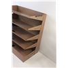 Image 2 : Five Shelf Metal Office Organizer - 16"x16"x9"