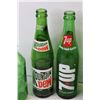 Image 3 : (6) 7-up Glass Bottles, Mountain Dew Bottle