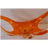 Image 4 : Chalet Art Deco Blown Glass Dish Art - Made in Canada