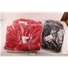 Image 1 : (3) Ladies Utk Black Windbreaker Jackets (Size XL) - New in Package, (2) XXL Red Fleece Coats - New 