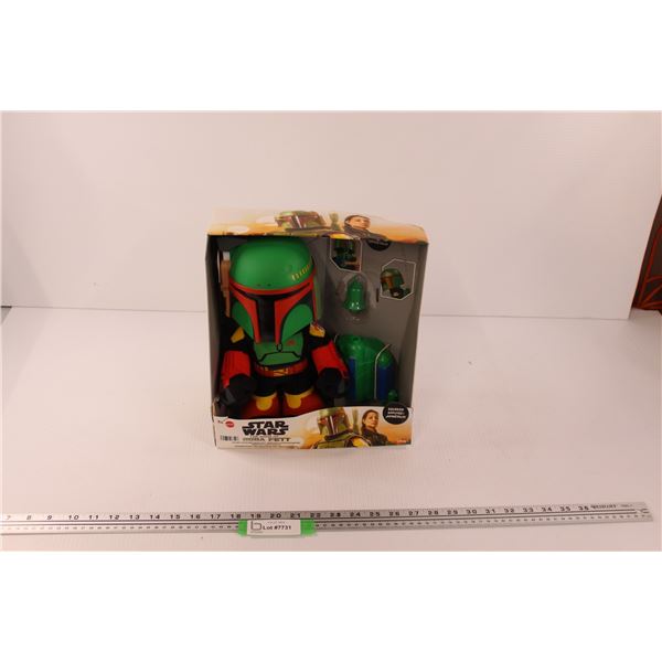 Mattel Star Wars The Book of Boba Fett Rocket Launching Boba Fett - New in Box (slight damage to box