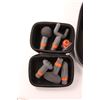 Image 3 : SHARPER IMAGE Power Percussion Deep Tissue Massager with Attachments & Case (working)