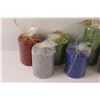 Image 2 : (8) Glitter Pillar Candles