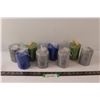 Image 1 : (8) Glitter Pillar Candles