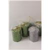 Image 2 : (8) Glitter Pillar Candles